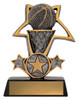 Basketball Tri Star Trophy 110mm Basketball Tri Star Trophy 110mm