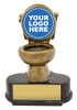 Novelty Toilet Trophy Gold 140mm Novelty Toilet Trophy Gold 140mm
