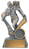 Rugby Flag Player Female Trophy Silver 135mm Rugby Flag Player Female Trophy Silver 135mm