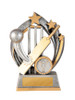 Cricket Atomic Trophy Silver 140mm Cricket Atomic Trophy Silver 140mm