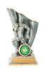 Rugby Wave Female Trophy Silver-Gold 150mm Rugby Wave Female Trophy Silver-Gold 150mm