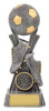 Football Quake Trophy Silver 180mm Football Quake Trophy Silver 180mm