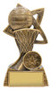 Netball Spinifex Trophy Gold 135mm