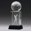 Golf Crystal Trophy 150mm Golf Crystal Trophy 150mm
