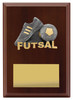 Futsal Peak Plaque Walnut 200mm Futsal Peak Plaque Walnut 200mm
