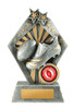 Aussie Rules Sunrise Trophy Silver-Gold 140mm