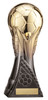 Football Qatar 22 Trophy Black-Gold 175mm