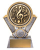 Music Spartan Trophy Silver & Gold 155mm