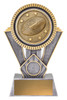Aussie Rules Spartan Trophy Silver & Gold 180mm