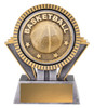 Basketball Spartan Trophy Silver & Gold 130mm