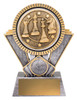 Chess Spartan Trophy Silver & Gold 155mm