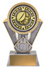 Rugby Spartan Varsity Trophy Silver & Gold 180mm