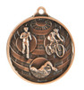 Triathlon Global Medal Bronze 50mm Triathlon Global Medal Bronze 50mm