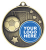 Football Medal Gold 52mm Football Medal Gold 52mm