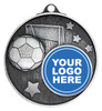 Football Medal Silver 52mm Football Medal Silver 52mm