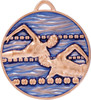 Swimming Medal Bronze 50mm