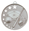 Baseball - Softball Stars Medal Silver 52mm