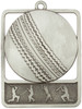 Cricket Medal Silver 62mm