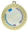 Netball Spark Medal Shiny Gold