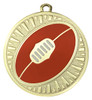 Aussie Rules Spark Medal Shiny Gold