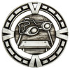 Swimming Varsity Medal Silver 65mm