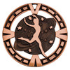 Dance Varsity Medal Bronze 65mm