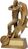 Cricket Shazam Bowler Trophy Gold 160mm