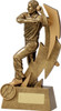 Cricket Shazam Bowler Trophy Gold 210mm