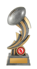 Aussie Rules Thunderbolt Trophy Silver-Gold 175mm Aussie Rules Thunderbolt Trophy Silver-Gold 175mm