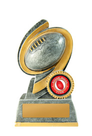 Aussie Rules Java Trophy Silver-Gold 120mm Aussie Rules Java Trophy Silver-Gold 120mm