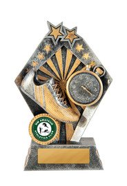 Athletics Sunrise Trophy Silver-Gold 155mm