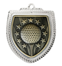 Shield Medal - Golf 80mm Shield Medal - Golf 80mm