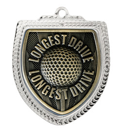 Shield Medal - Golf LD 80mm