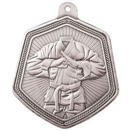 Karate Falcon Medal Silver 67mm Karate Falcon Medal Silver 67mm