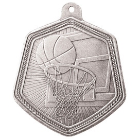 Basketball Falcon Medal Silver 67mm Basketball Falcon Medal Silver 67mm