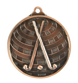 Hockey Global Medal Bronze 50mm Hockey Global Medal Bronze 50mm