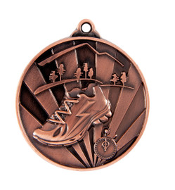 Motor Sport Sunrise Medal Bronze 50mm