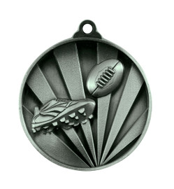 Aussie Rules Sunrise Medal Silver 50mm Aussie Rules Sunrise Medal Silver 50mm