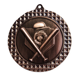 Baseball - Softball Medal Bronze 70mm Baseball - Softball Medal Bronze 70mm