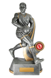 Aussie Rules Contender Trophy Silver-Gold 275mm Aussie Rules Contender Trophy Silver-Gold 275mm