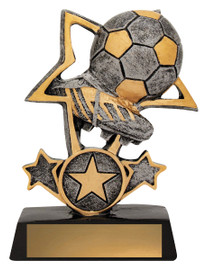 Football Tri Star Trophy 110mm Football Tri Star Trophy 110mm