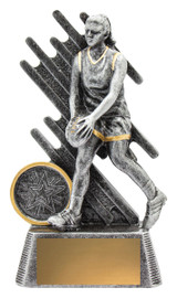 Aussie Rules Zoom Trophy Silver 130mm Aussie Rules Zoom Trophy Silver 130mm