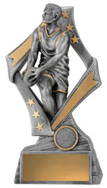 Aussie Rules Flag Male Trophy Silver 235mm Aussie Rules Flag Male Trophy Silver 235mm