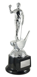 Golf Birdie Trophy Silver 270mm Golf Birdie Trophy Silver 270mm