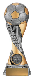 Football Apex Trophy Silver & Gold 200mm