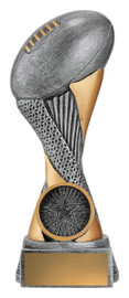 Aussie Rules Apex Trophy Silver & Gold 150mm Aussie Rules Apex Trophy Silver & Gold 150mm