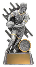 Rugby Zoom Trophy Silver 150mm Rugby Zoom Trophy Silver 150mm