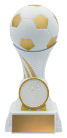 Football Ultra Tower White & Gold 125mm