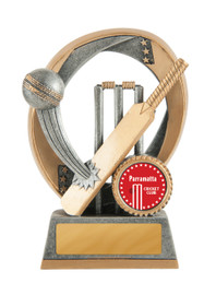 Cricket Eliptical Trophy 120mm Cricket Eliptical Trophy 120mm