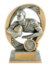 Rugby Elliptical Trophy 155mm Rugby Elliptical Trophy 155mm